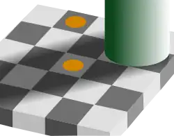 Верхний эллипс и нижний эллипс — одного цвета