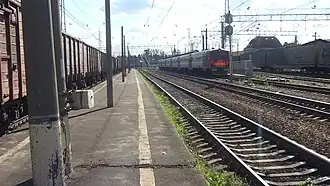 Шестивагонный электропоезд кольца по маршруту из/в Александров-1