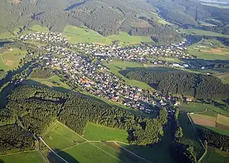 Общий вид поселения c северо-запада