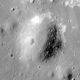 Снимок зонда Lunar Reconnaissance Orbiter