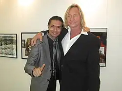 Маттиас Хьюз (справа) и Отабек Махкамов в 2012 году