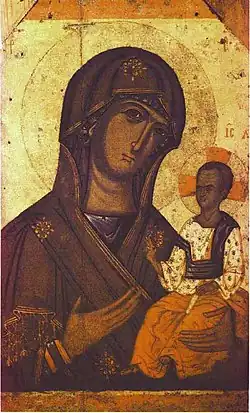 «Богоматерь Волынская». Начало XIV в.