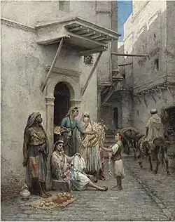 Продавец (посыльный). Восточная сцена