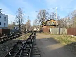 Вид в сторону Финляндской железной дороги