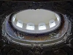 Роспись под малым куполом.