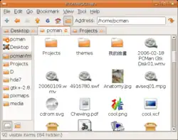 Использование в файловом менеджере миниатюры вместо пиктограммы формата файла (Anatomy.jpg).