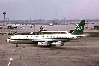 Boeing 720-040B авиакомпании PIA, идентичный разбившемуся