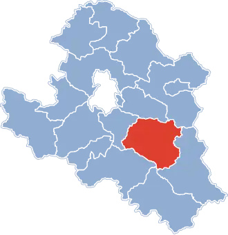 Гмина Лабова на карте