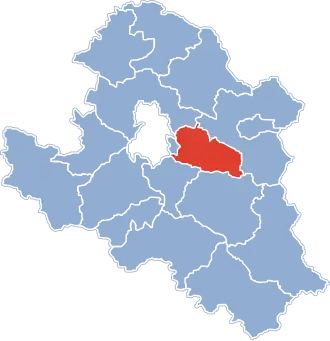 Гмина Камёнка-Велька на карте