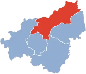 Гмина Неполомице на карте