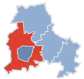 Бжезины на карте