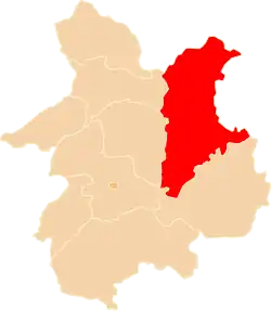 Гродненский повет на карте