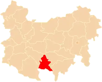 Округ Альт Самбор на карте