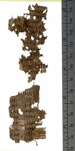 Оксиринхский папирус 2380,стихи Феогнида 254-278