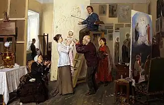 «Семья художника» / «Деспот семьи», 1893 г. Азербайджанский национальный музей искусств, Баку, Азербайджан