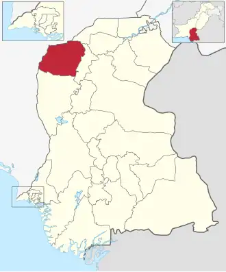 Камбар-Шахдадкот на карте