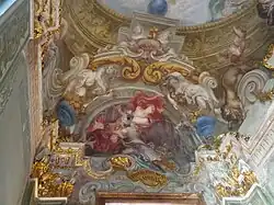 Роспись свода Галереи «Триумфов любви». Деталь. Грегорио де Феррари