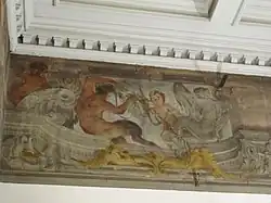 Первый этаж. Росписи «Зала путти»