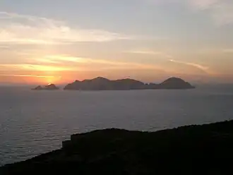 Вид с о. Понца