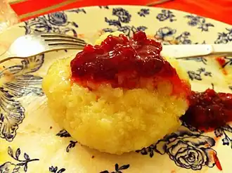 Пальт с брусничным джемом