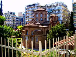 Панагия Халкеон, крестово-купольная церковь XI века