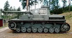Немецкий Pz.Kpfw. IV с финским знаком