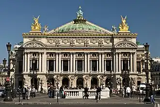 Опера Гарнье. Главный фасад. Париж. 1861—1875. Архитектор Шарль Гарнье