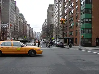 Пересечение 86-й улицы и Парк-авеню