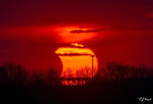 В США, на восходе