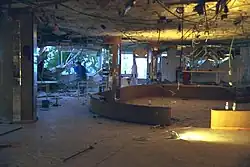 Банкетный зал отеля после теракта