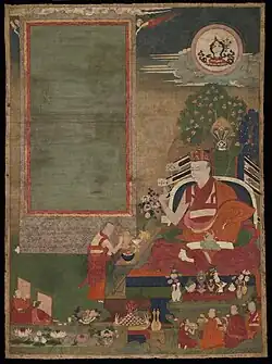 Портрет Ситу Панчена — покровителя искусств. XIX век, Художественный музей Рубина, Нью-Йорк