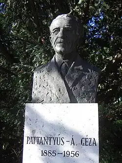 Бюст Гезы Паттантьюш-Абрахам в Будапеште