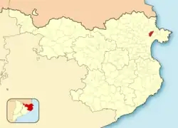 Расположение муниципалитета на карте провинции