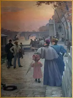 Вечер в Париже