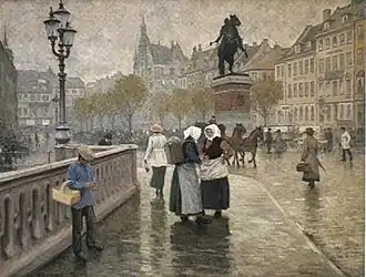 Площадь Хёйбро, вид с Хёйбро (1900)