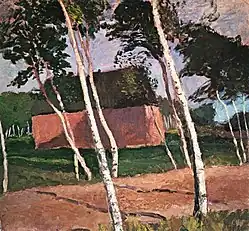 П. Модерзон-Беккер. Пейзаж Ворпсведе. Ок. 1900