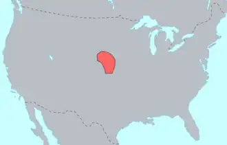 Историческое распространение пауни