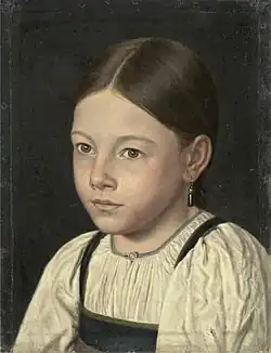 Крестьянская девочка 1830-е или 1840-е годы, Государственный Русский музей.