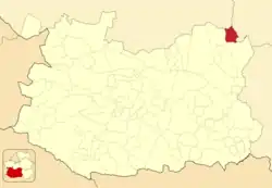 Расположение муниципалитета на карте провинции