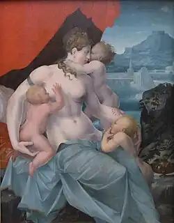 Милосердие. Между 1540 и 1545. Дерево, масло. Музей Фабра, Монпелье