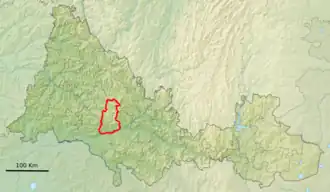 Переволоцкий район на карте