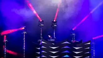 Выступление Perturbator в 2017 году