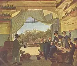 Таверна. Питер фон Корнелиус, около 1820