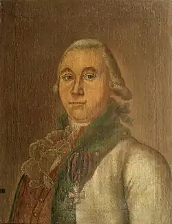 Портрет П. Н. Хомутова работы неизвестного художника. Государственный мемориальный музей А. В. Суворова.