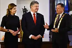 Супруги Порошенко в Словении, 2016 год