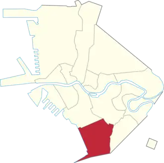 Малате на карте