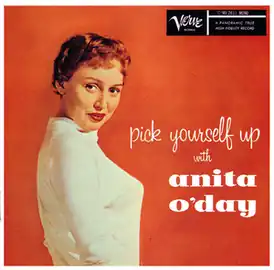 Обложка альбома Аниты О’Дэй «Pick Yourself Up with Anita O’Day» (1957)