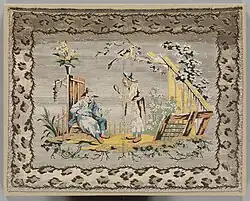 Вышивка. По рисунку Ж.-Б. Пильмана. Лион ? Метрополитен-музей, Нью-Йорк