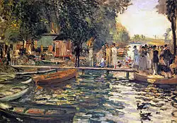 Ренуар. «Лягушатник», 1869. Музей Оскара Райнхарта (Швейцария)