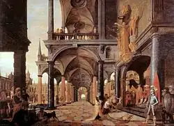 Суд Соломона. 1622. Дерево, масло. Принсенхоф, Делфт